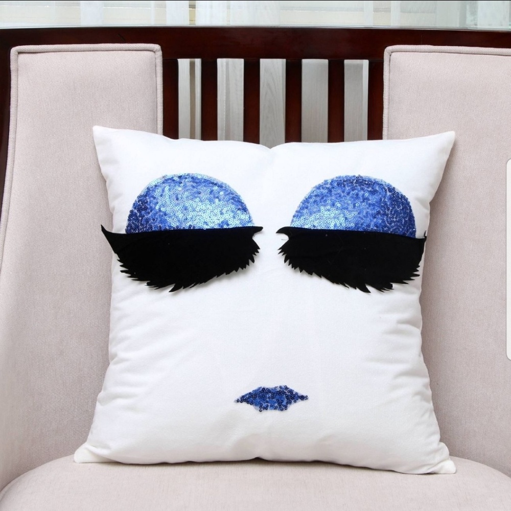 Lash Pillow Cover Blue